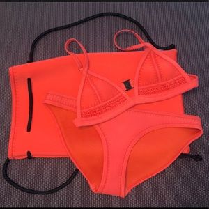COPY - Triangl Swimwear Red Crochet Bikini